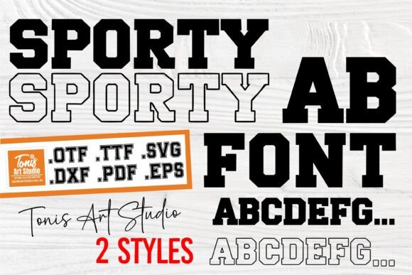 AB Sporty: Athletic Fonts for Dynamic Designs