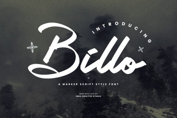 Billo: A Playful Marker Script Font for Creative Projects