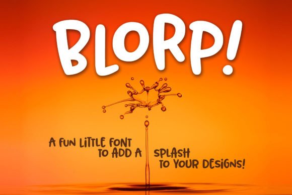 Blorp! A Fun, Smooth-Cutting Font for Creative Projects