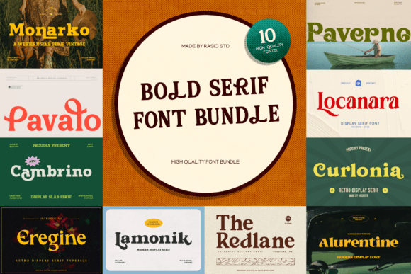 Bold Serif Bundle: Unleash Powerful Typography