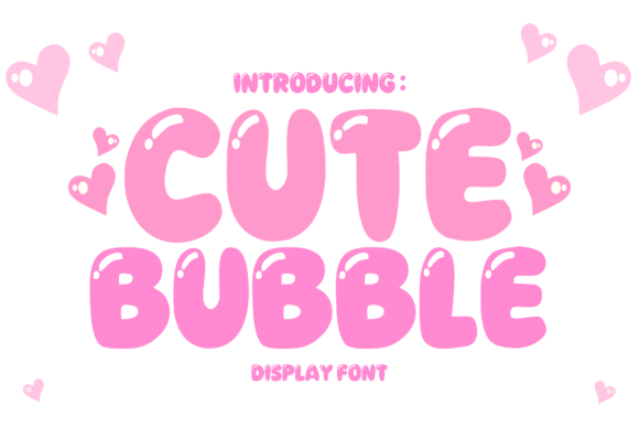 Cute Bubble: A Font That Brings Joy to Your Designs