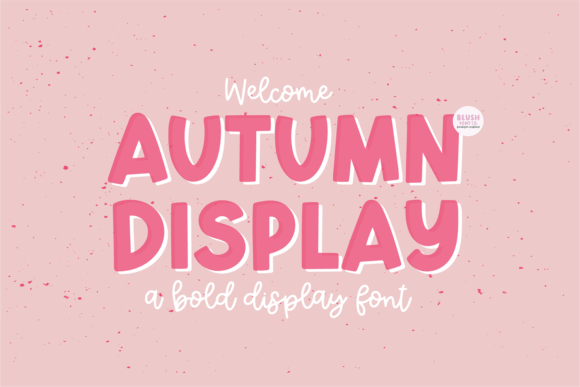Discover Autumn Display: A Bold Retro Font for Creative Projects