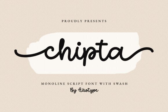 Discover the Elegance of the Chipta Font