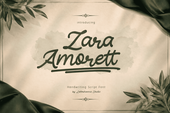 Discover Zara Amorett: Your Modern Handwritten Script Font