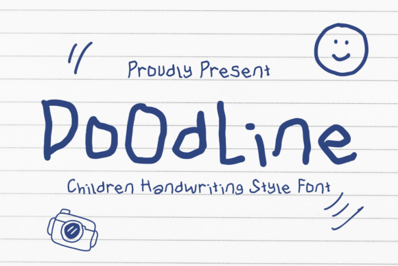 Doodline: A Playful Handwriting Font for Creative Projects