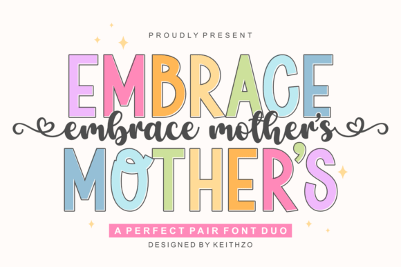 Embrace Mother's Love: A Font Duo for Heartfelt Design