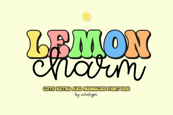 Lemon Charm: A Cute Font Duo for Fun Designs