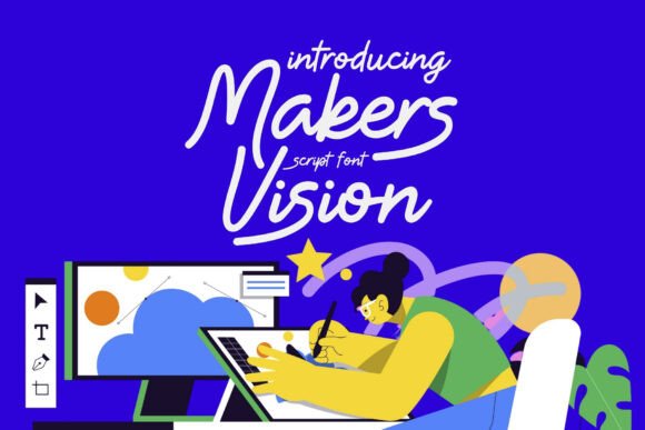 Makers Vision: A Handcrafted Font for Modern Creatives