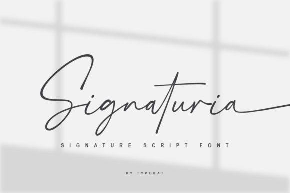 Signaturia: The Perfect Signature Font for Natural Elegance